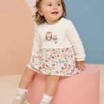 Vestido malha floral