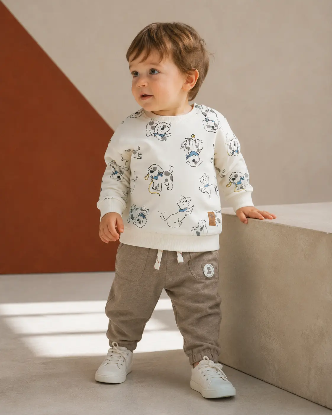 CAN-26454510 Conjunto Menino com Estampado de Cães – Canada House - Image 1