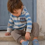 Conjunto Menino às Riscas com Capuz – Canada House