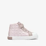 Sapatilhas de cano alto rosa (não barefoot/ respeitadoras)