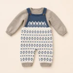 Conjunto de Malha para Bebé com Motivo Nórdico – Nuez