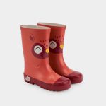Botas de Chuva Coral com Coruja – Boboli