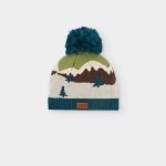 Gorro de Malha com Montanhas e Pompon – Boboli